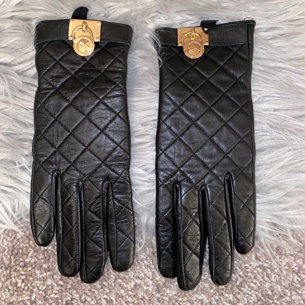 Michael Kors leather gloves